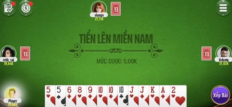 Chinh Phục Game Bài Tiến Lên Miền Nam 8XX Rinh Thưởng Lớn