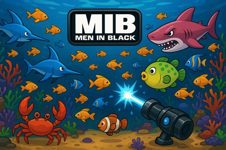 Tiêu Diệt Quái Vật Bắn Cá Men In Black 8XX Nhận Xu Mỏi Tay